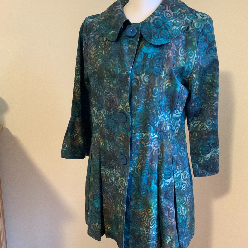 Fuzzle blue coat size M
